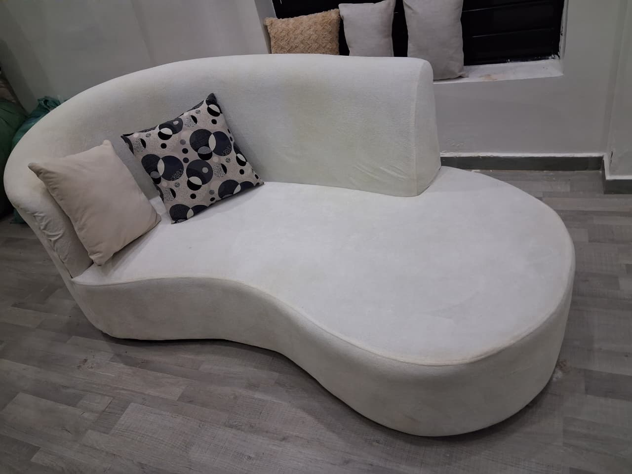 White LoveSeat Couch